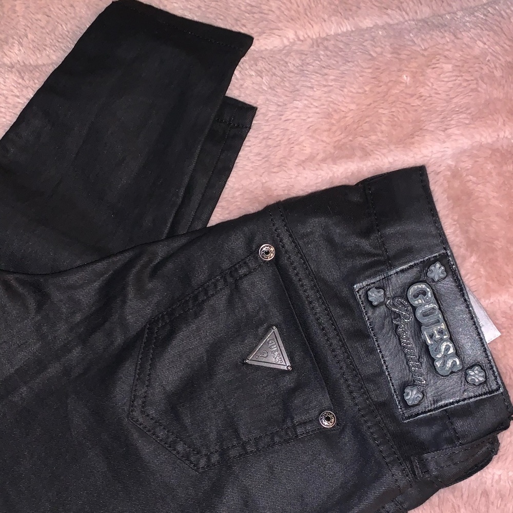 Black guess skinny jeans